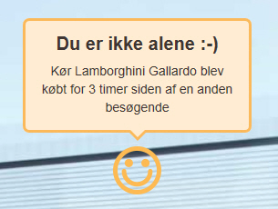 DGDA Slidein med Social Proof